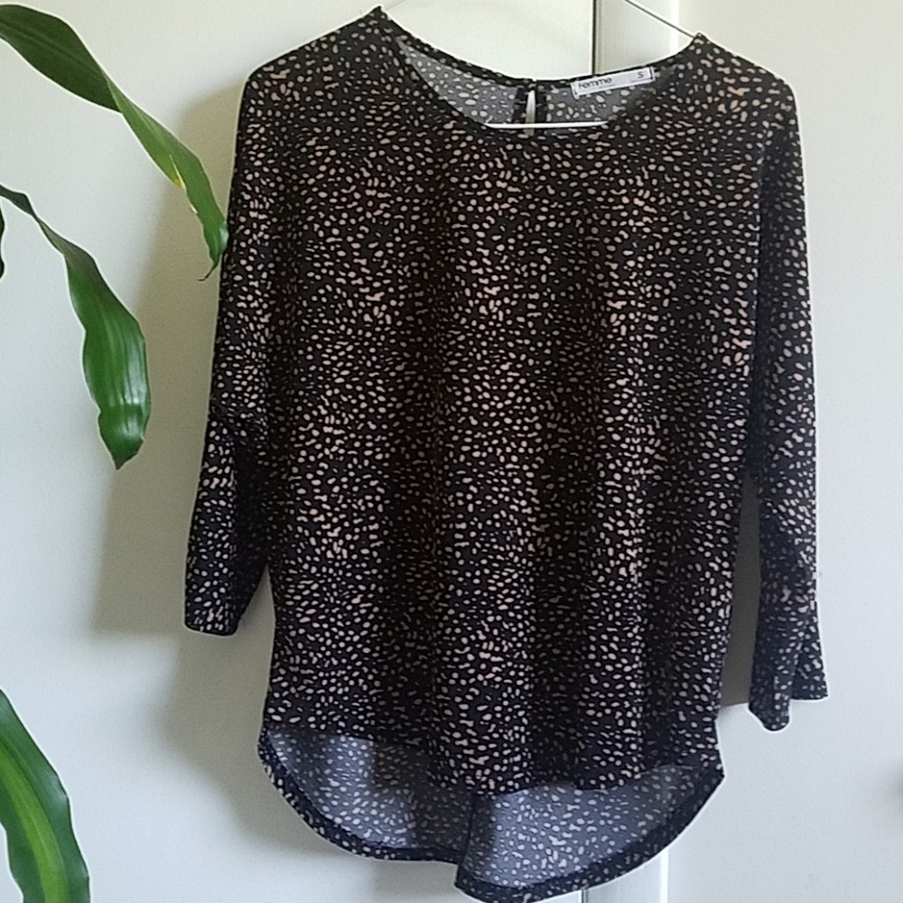Animal prints top